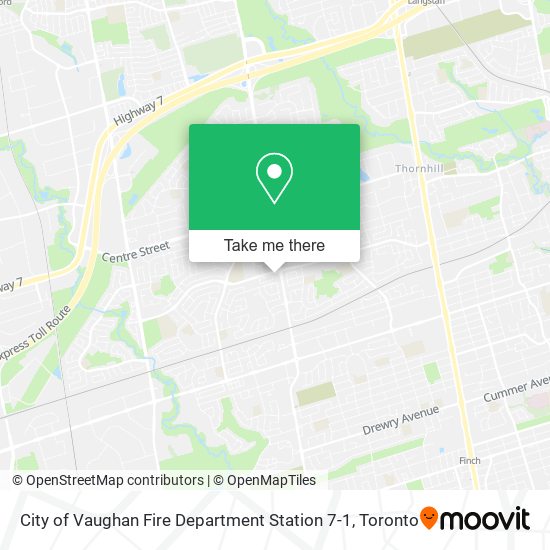 City of Vaughan Fire Department Station 7-1 plan