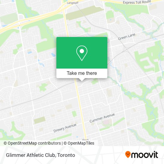 Glimmer Athletic Club map