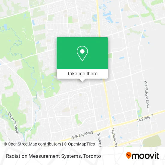Radiation Measurement Systems map