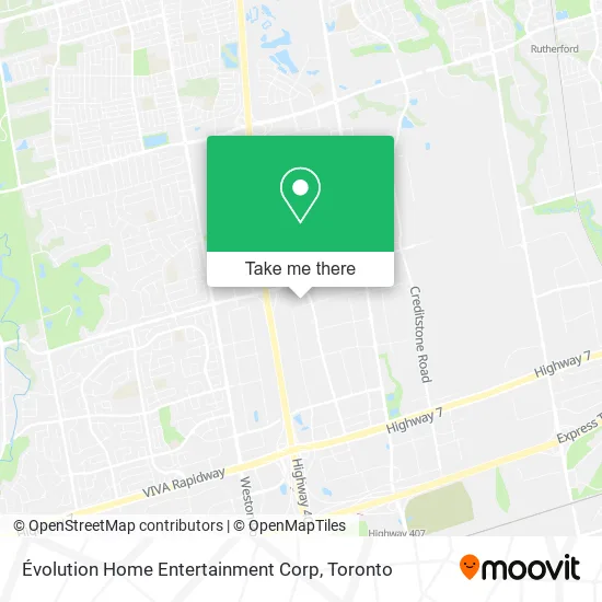 Évolution Home Entertainment Corp map