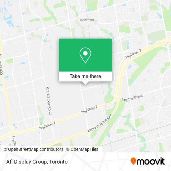 Afl Display Group map