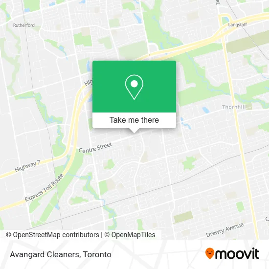 Avangard Cleaners map