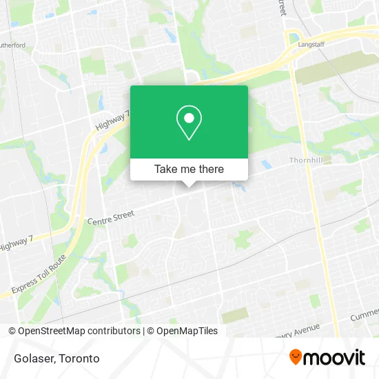 Golaser map