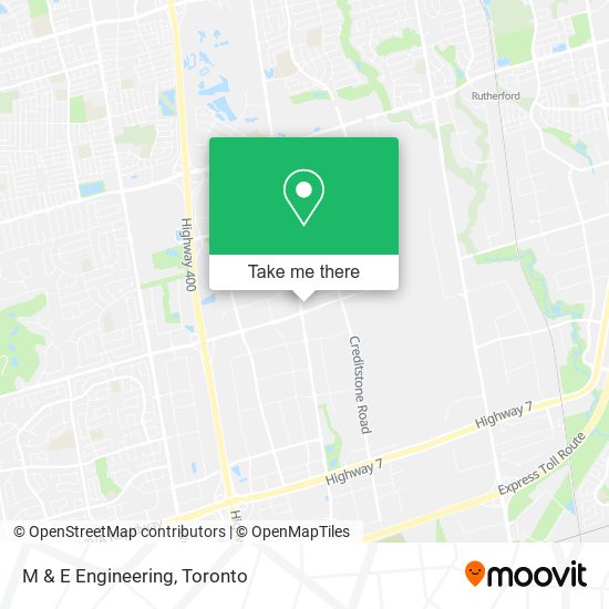 M & E Engineering map