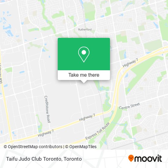 Taifu Judo Club Toronto map