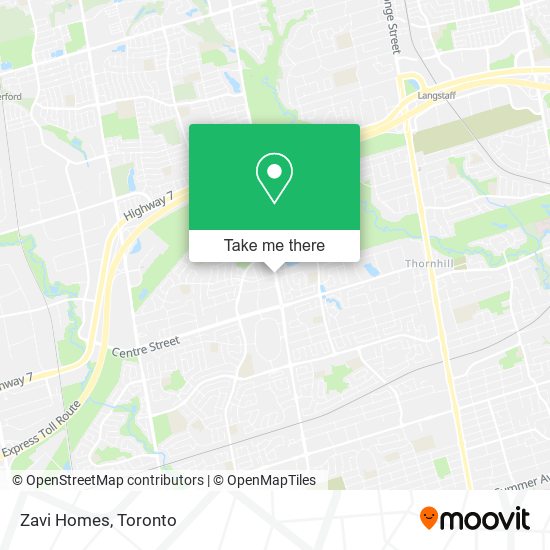 Zavi Homes map