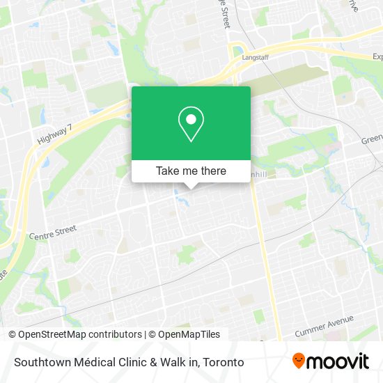 Southtown Médical Clinic & Walk in map