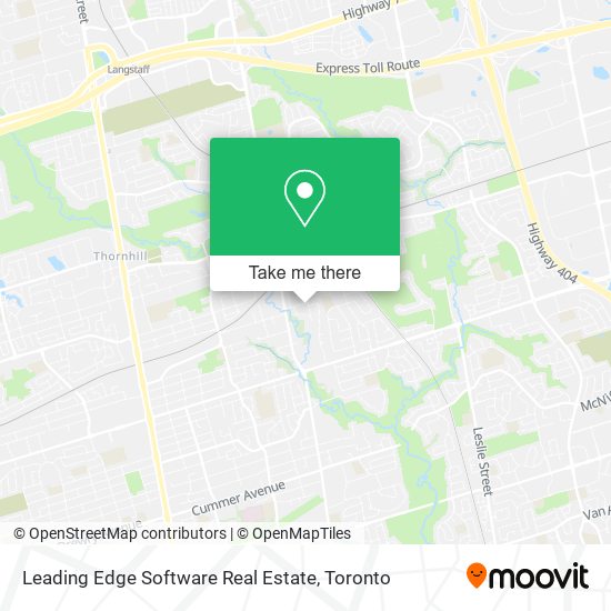 Leading Edge Software Real Estate map
