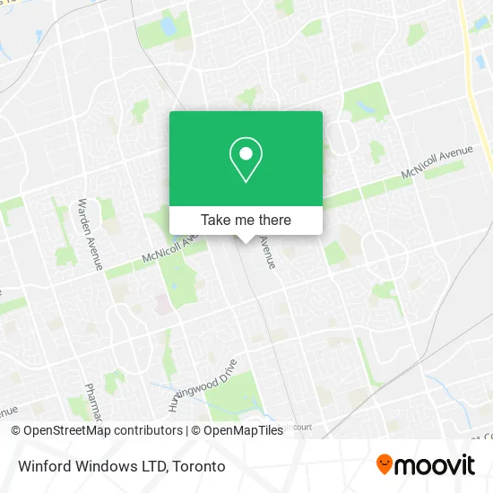 Winford Windows LTD map