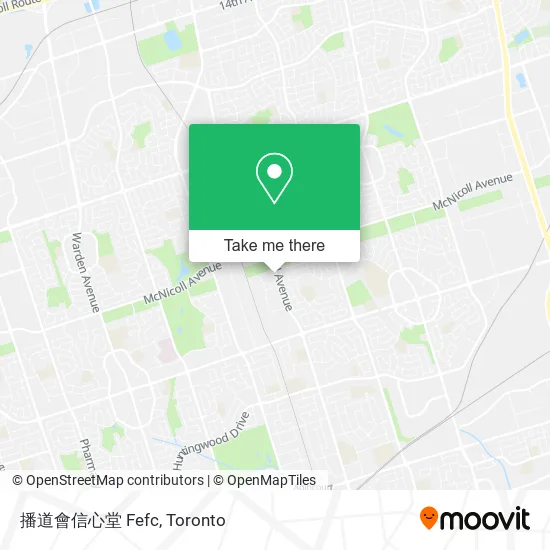 播道會信心堂 Fefc map