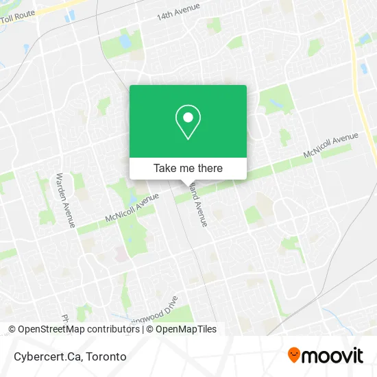 Cybercert.Ca map