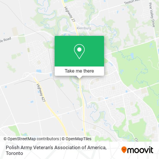 Polish Army Veteran's Association of America map