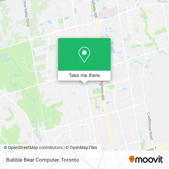 Bubble Bear Computer map