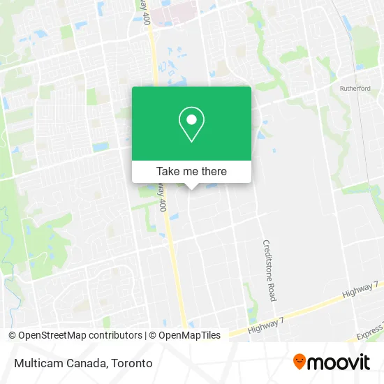 Multicam Canada map