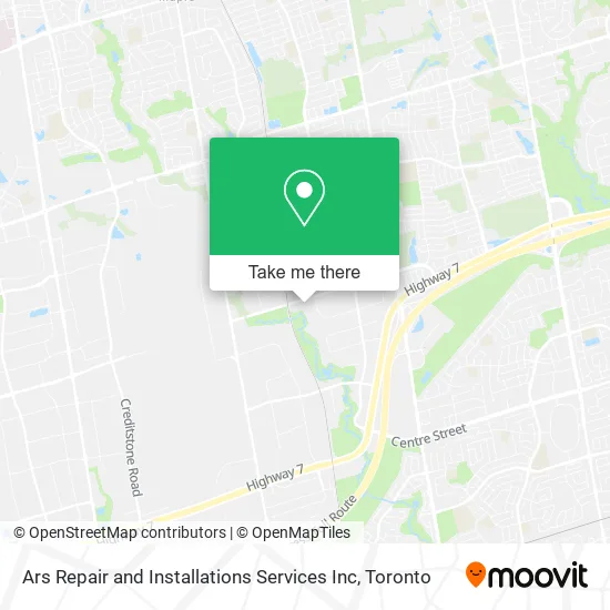 Ars Repair and Installations Services Inc map