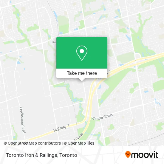 Toronto Iron & Railings map