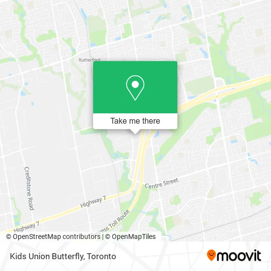 Kids Union Butterfly map