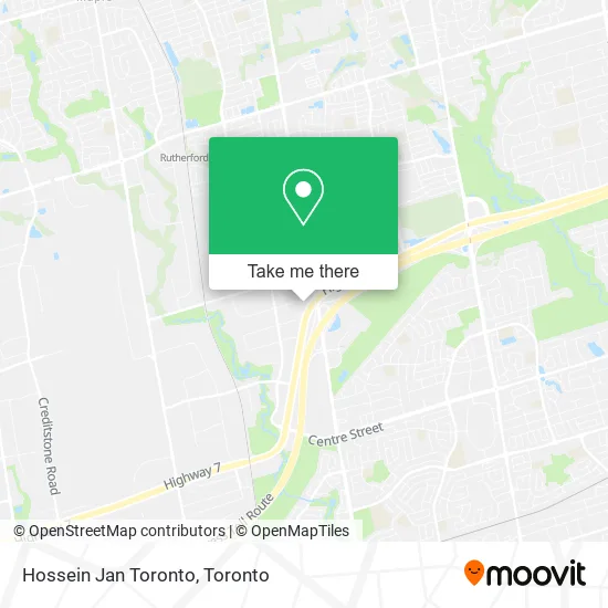 Hossein Jan Toronto map