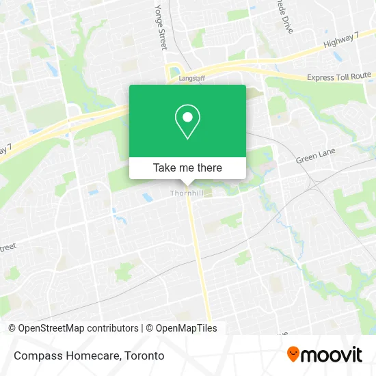 Compass Homecare map