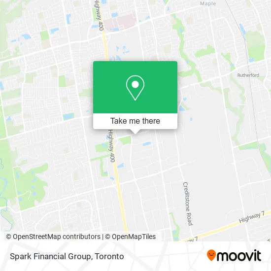 Spark Financial Group map
