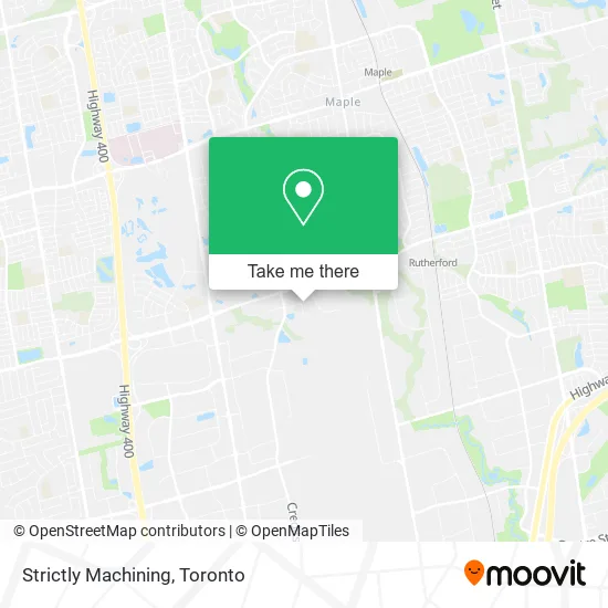 Strictly Machining map