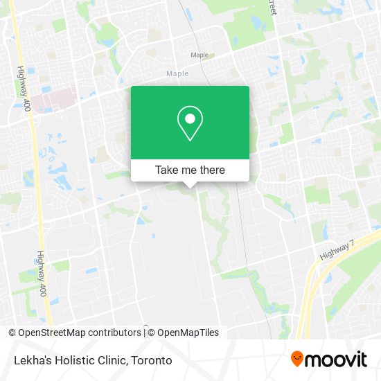 Lekha's Holistic Clinic map