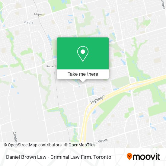 Daniel Brown Law - Criminal Law Firm plan