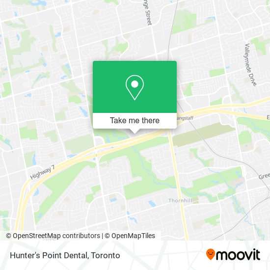 Hunter's Point Dental map