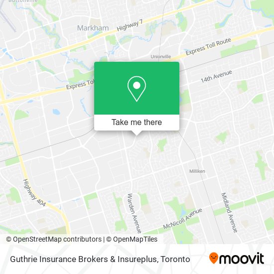 Guthrie Insurance Brokers & Insureplus map