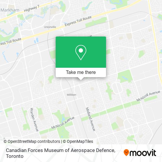 Canadian Forces Museum of Aerospace Defence map