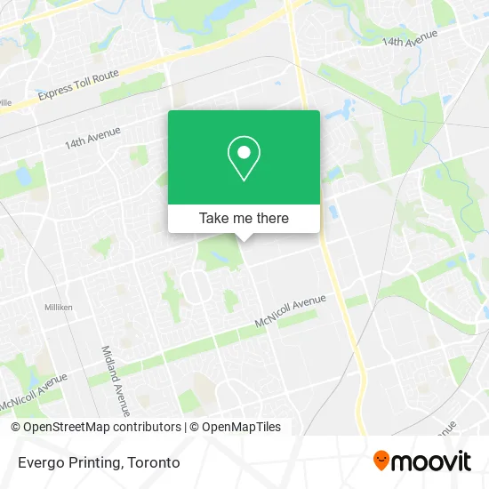 Evergo Printing map