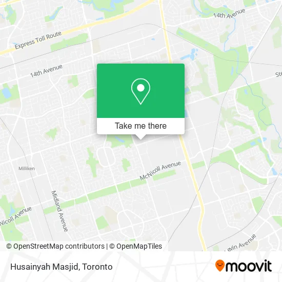 Husainyah Masjid map