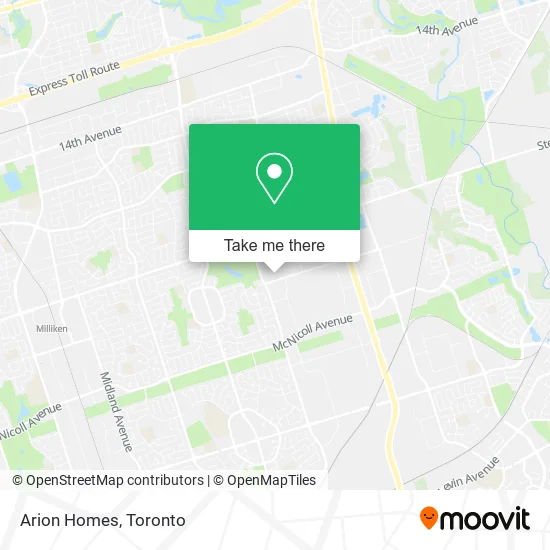 Arion Homes map