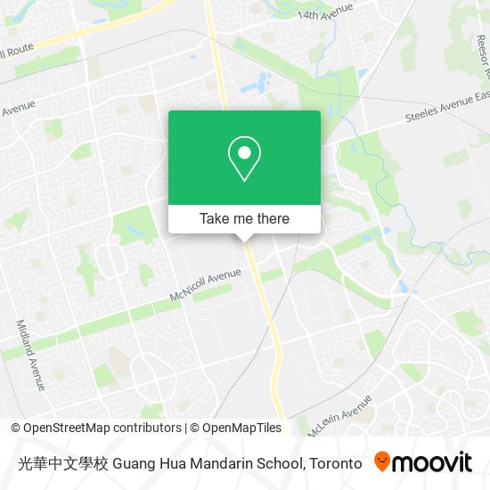 光華中文學校 Guang Hua Mandarin School map