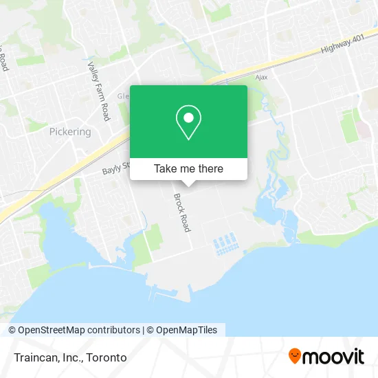 Traincan, Inc. map