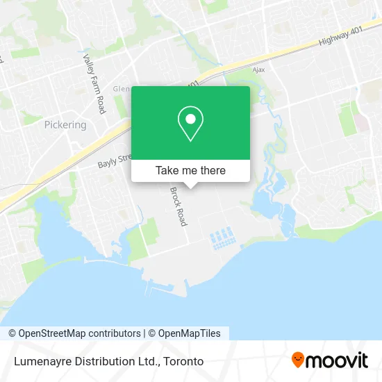 Lumenayre Distribution Ltd. map