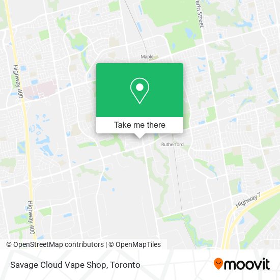 Savage Cloud Vape Shop map