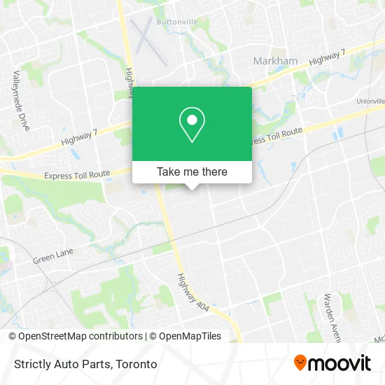 Strictly Auto Parts map