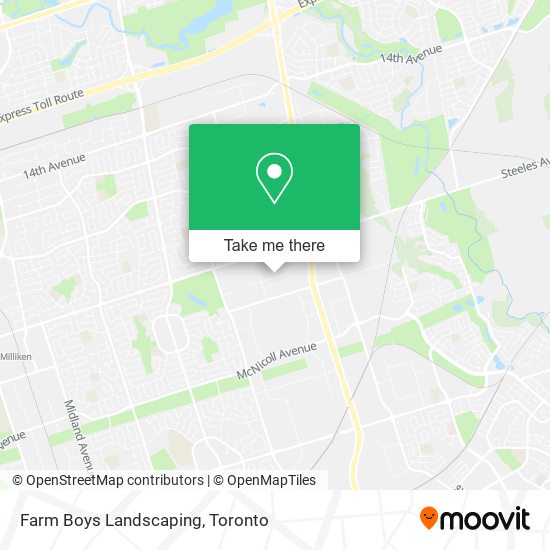 Farm Boys Landscaping map