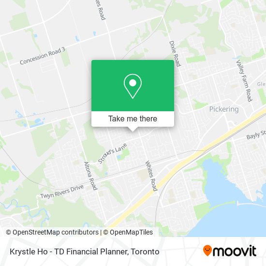 Krystle Ho - TD Financial Planner map