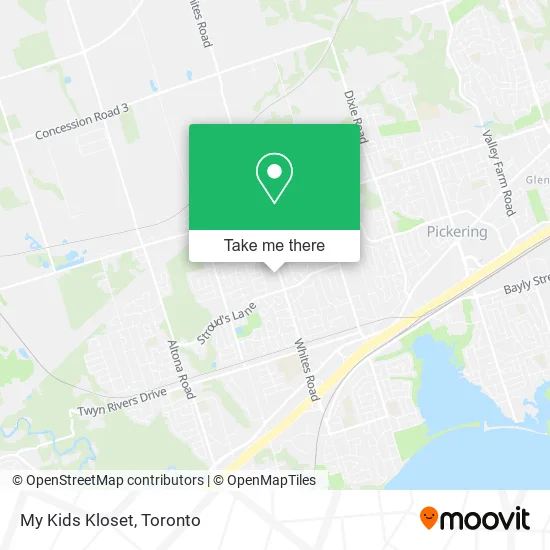 My Kids Kloset map