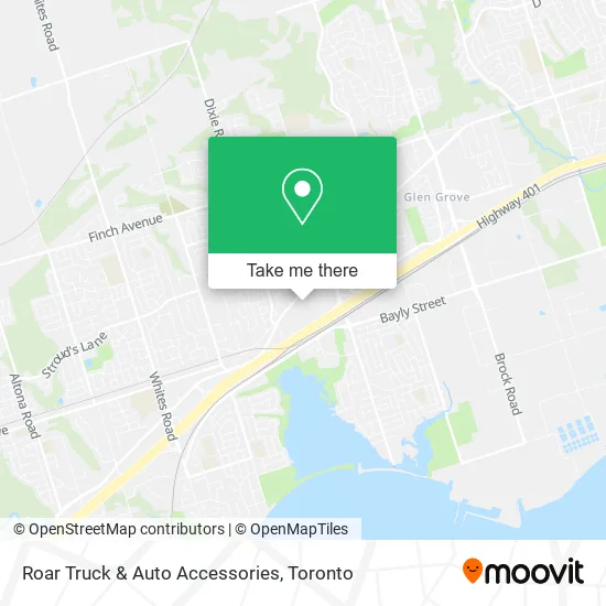 Roar Truck & Auto Accessories map