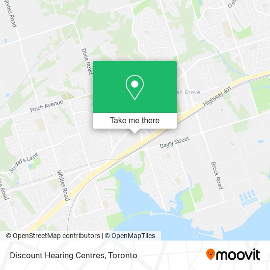 Discount Hearing Centres map