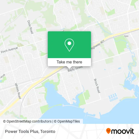 Power Tools Plus map