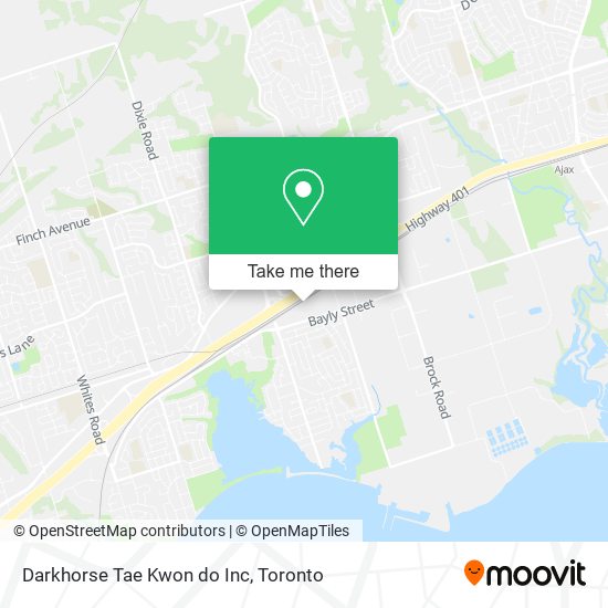 Darkhorse Tae Kwon do Inc map