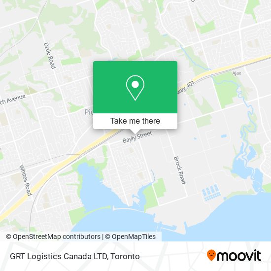 GRT Logistics Canada LTD map