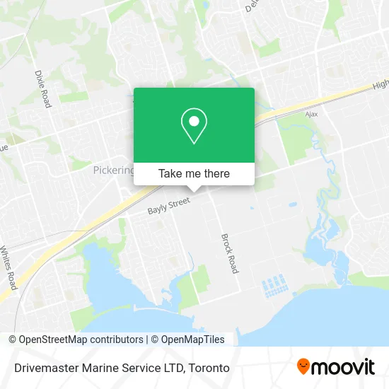 Drivemaster Marine Service LTD map