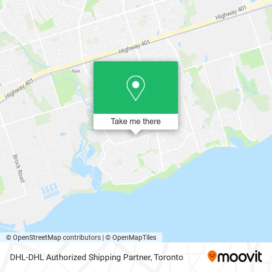 DHL-DHL Authorized Shipping Partner map