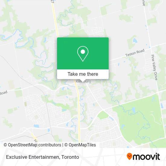 Exclusive Entertainmen map