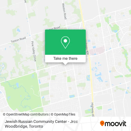 Jewish Russian Community Center - Jrcc Woodbridge map